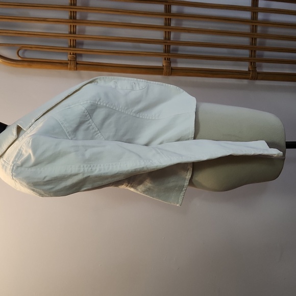 Armani Exchange white denim size XS jacket 99% cotton 1% spandex - Picture 5 of 14